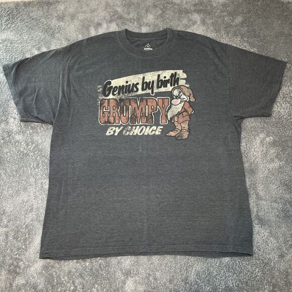 Other - Grumpy Disneyland Resort Mens XL T Shirt "Genius by Birth , Grumpy by Choice"